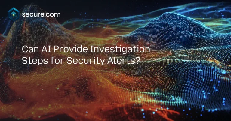 Can AI Provide Investigation Steps for Security Alerts?