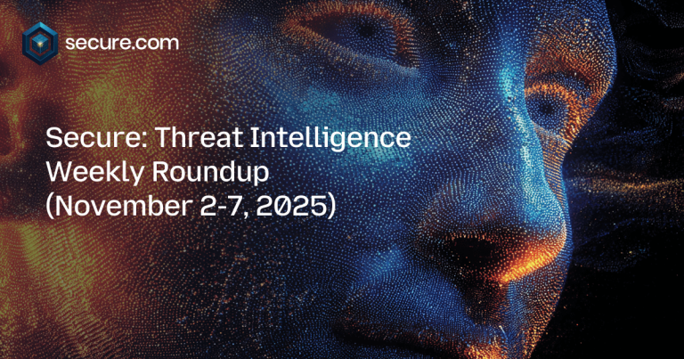 Secure: Threat Intelligence Weekly Roundup (November 2-7, 2025)