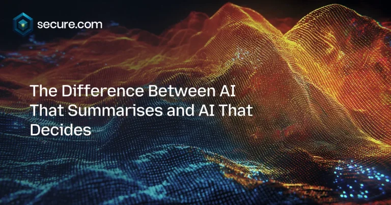 The Difference Between AI That Summarizes and AI That Decides
