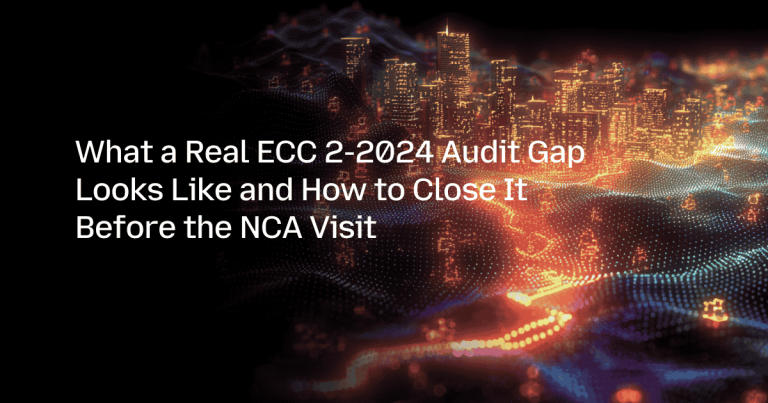 What a Real ECC 2-2024 Audit Gap Looks Like and How to Close It Before the NCA Visit