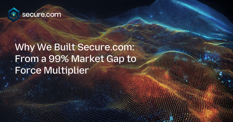 Why We Built Secure.com: From a 99% Market Gap to Force Multiplier