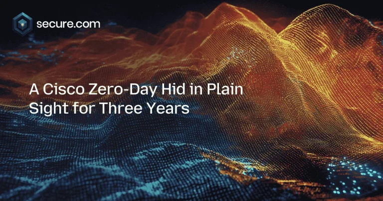 A Cisco Zero-Day Hid in Plain Sight for Three Years
