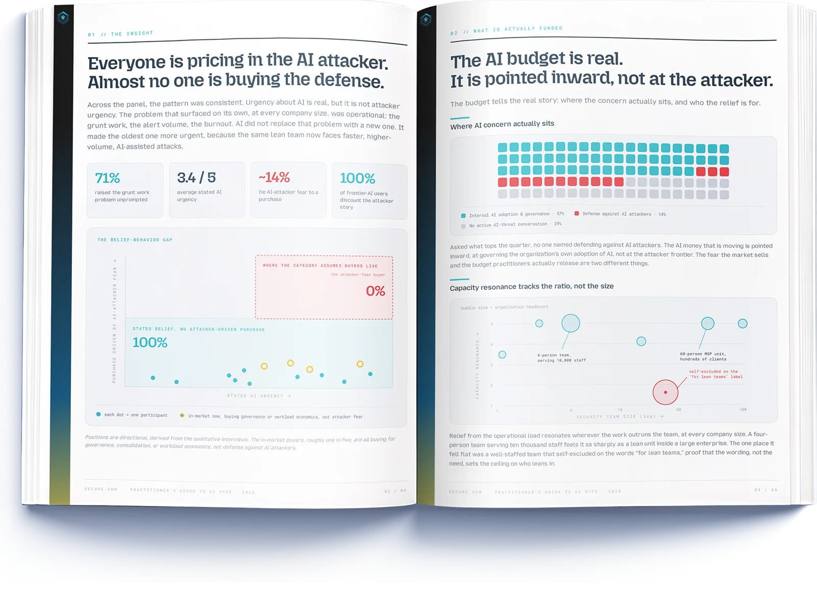 Inside pages of The Security Practitioner's Guide to AI Hype whitepaper
